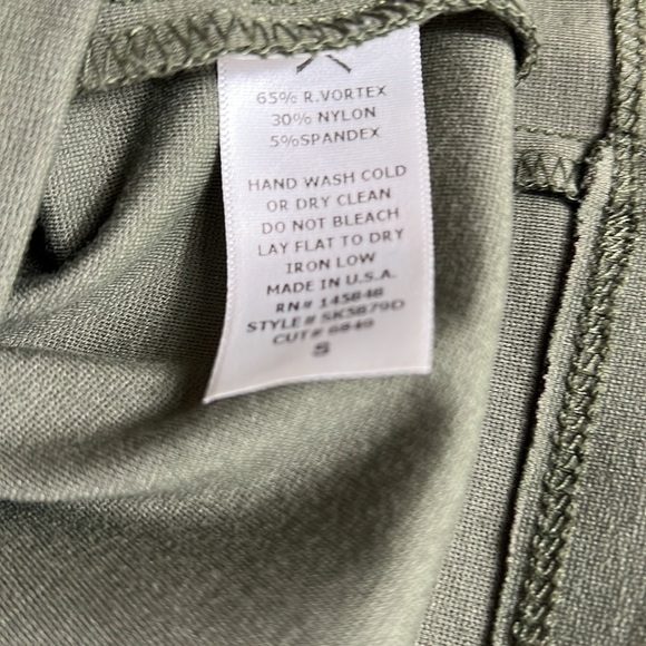 Gianni Bini Olive Green Mini Skirt Small - Picture 7 of 13